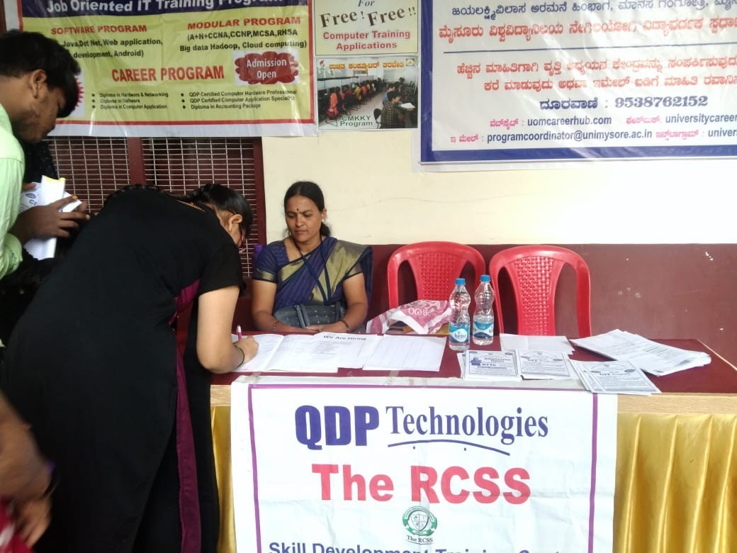 RCSS organized a `Job Mela` in Mysore- February 2023, 