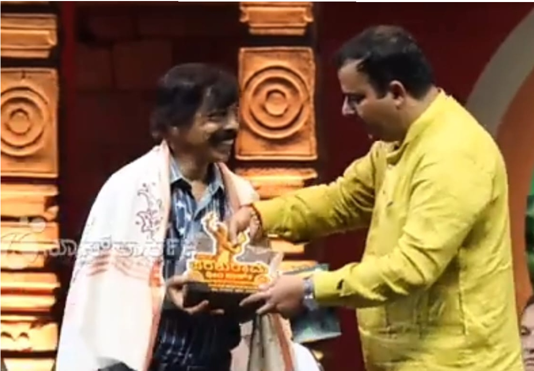 Dr. Pravinraj S. Rao honored by  Cultural Minister Sunil Kumar -January 2023